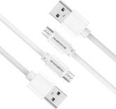 Ambrane ACM-1 2.4A Micro USB Fast Charging Cable for Android Devices (1 Meter, 3.3 Feet)
